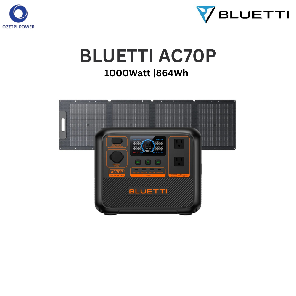 BLUETTI AC70P Portable Power Station | 1000W 864Wh DISCONTINUE DARI BLUETTI EB70
