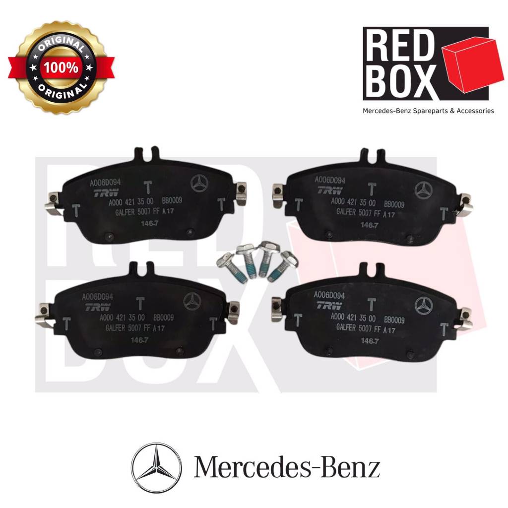 Kampas Rem Depan Mercy W117 W156 W176 W246 Part Number A0004203002