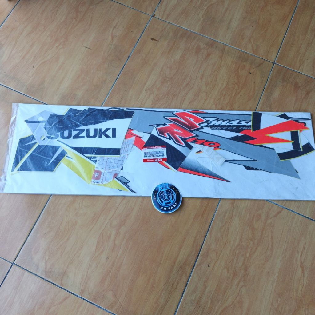 Striping smash sr kuning hitam 2005 original
