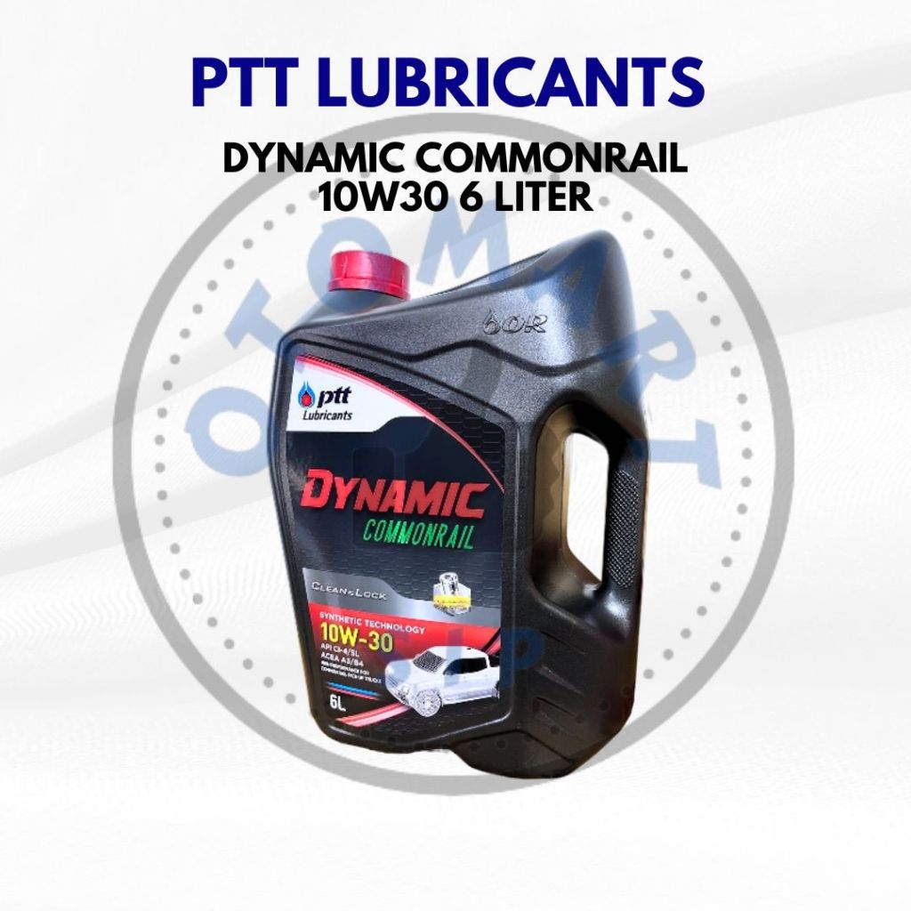 Oli Diesel PTT Lubricants Dynamic Commonrail 10W30 Synthetic 6L / Oli PTT 10W 30 Diesel