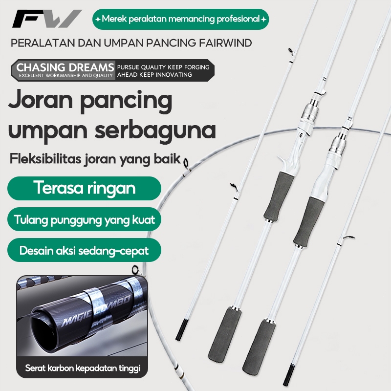 FW Joran Pancing Fishing Rod Joran Spinning/Casting Rod Joran Pancing Laut Carbon Fiber Joran Pancin