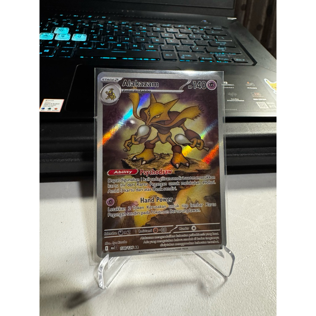 ALAKAZAM AR 138/126 POKEMON TCG INDONESIA