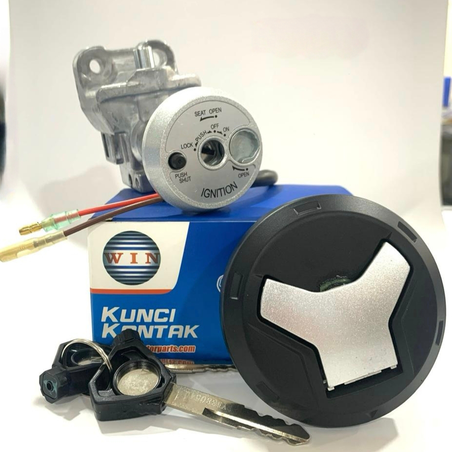 Kunci Kontak Set Komplit + Tutup Tangki Yamaha Nmax OLD Merk WIN