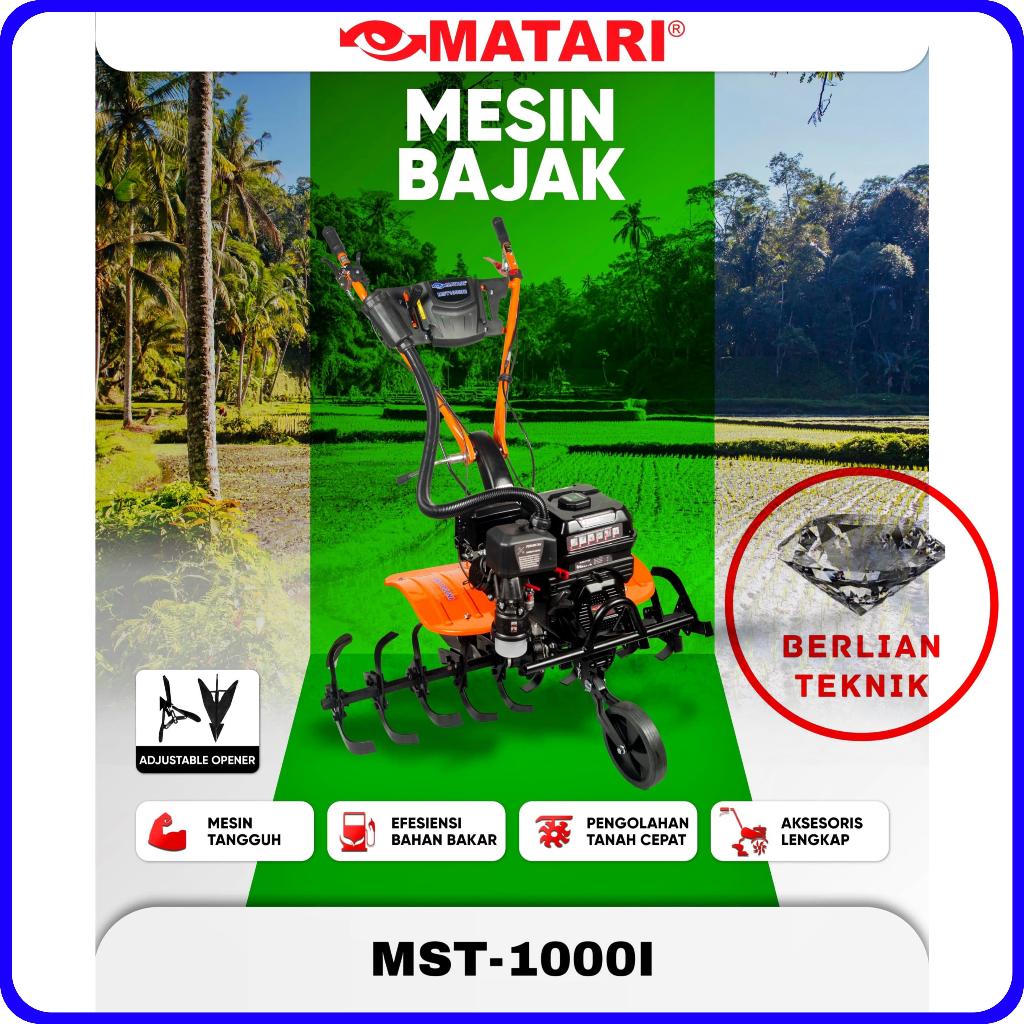 Traktor Sawah Tiller Matari MST 1000 I lengkap Mesin Bensin 8 HP