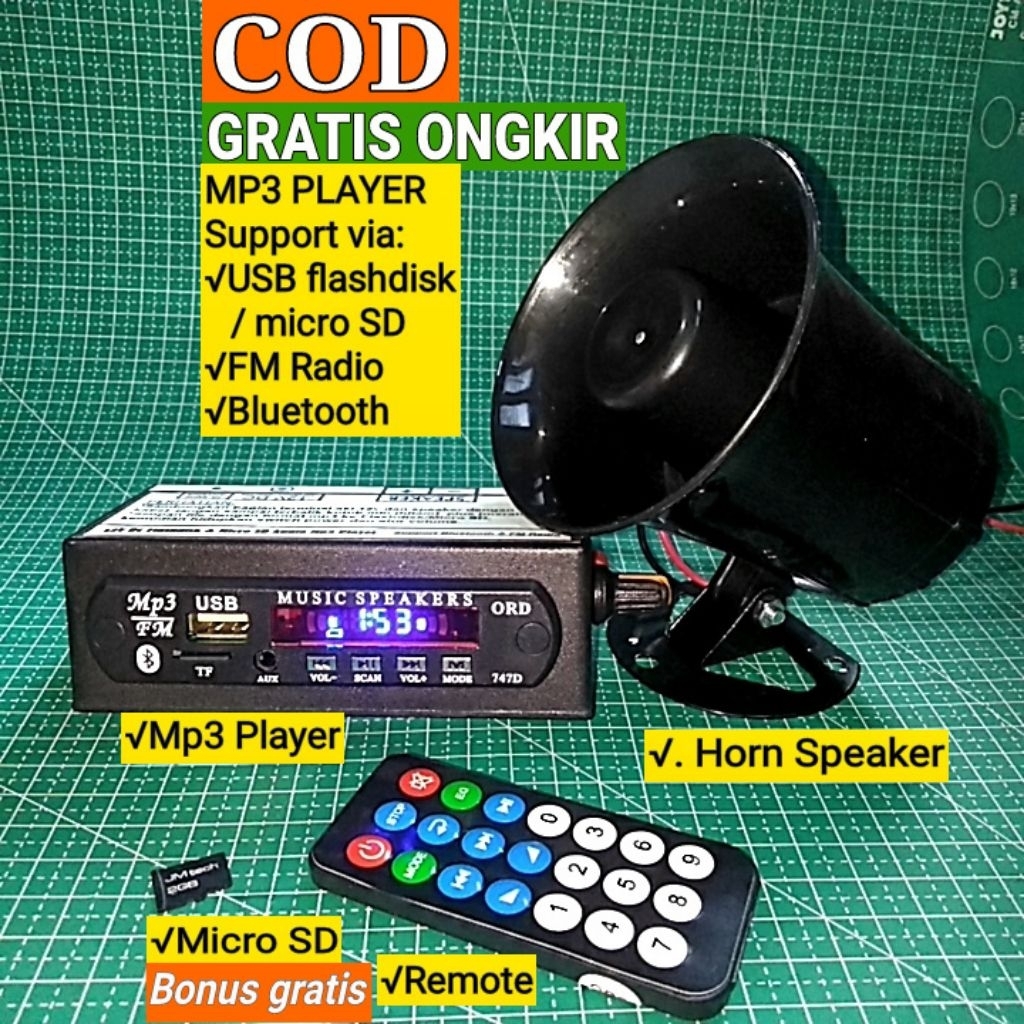 Melodi es krim ~ melody jingle es krim | bluetooth speaker jualan keliling mp3 player di motor | jin