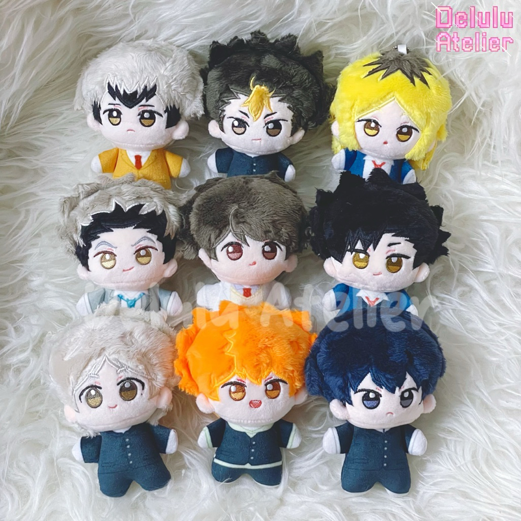 [READY STOCK] boneka Haikyuu hinata kageyama oikawa bokuto kuroo kenma sugawara nishinoya yu sinsuke