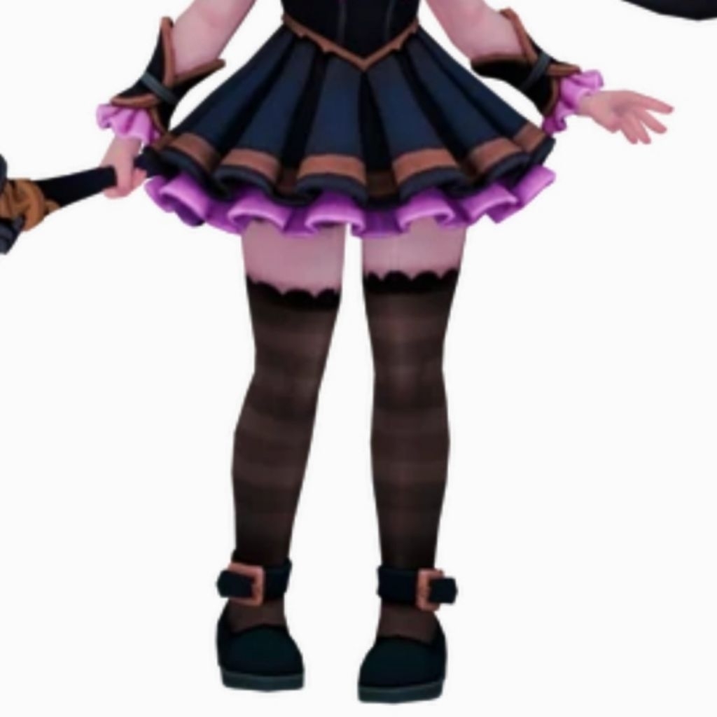 Overknee Lylia - Aksesoris Kostum Cosplay MLBB