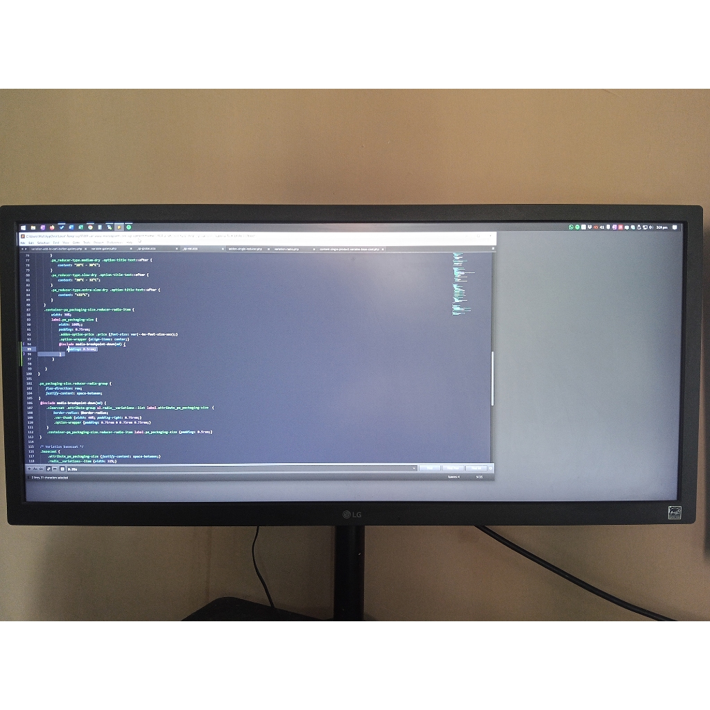 Jual monitor LG UltraWide 26inch - LG 26WQ500-B