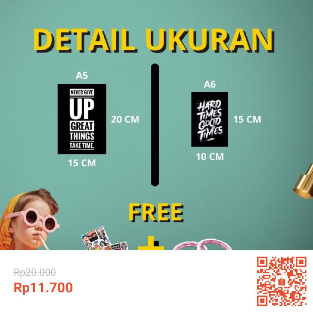 Poster dinding kamar estetik