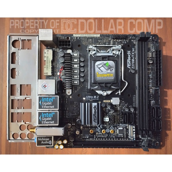 Motherboard Mainboard Mobo MINI ITX Z 370 ASROCK Z370 M ITX AC WIFI LGA 1151v2 Intel gen 8 Gen 9 tag