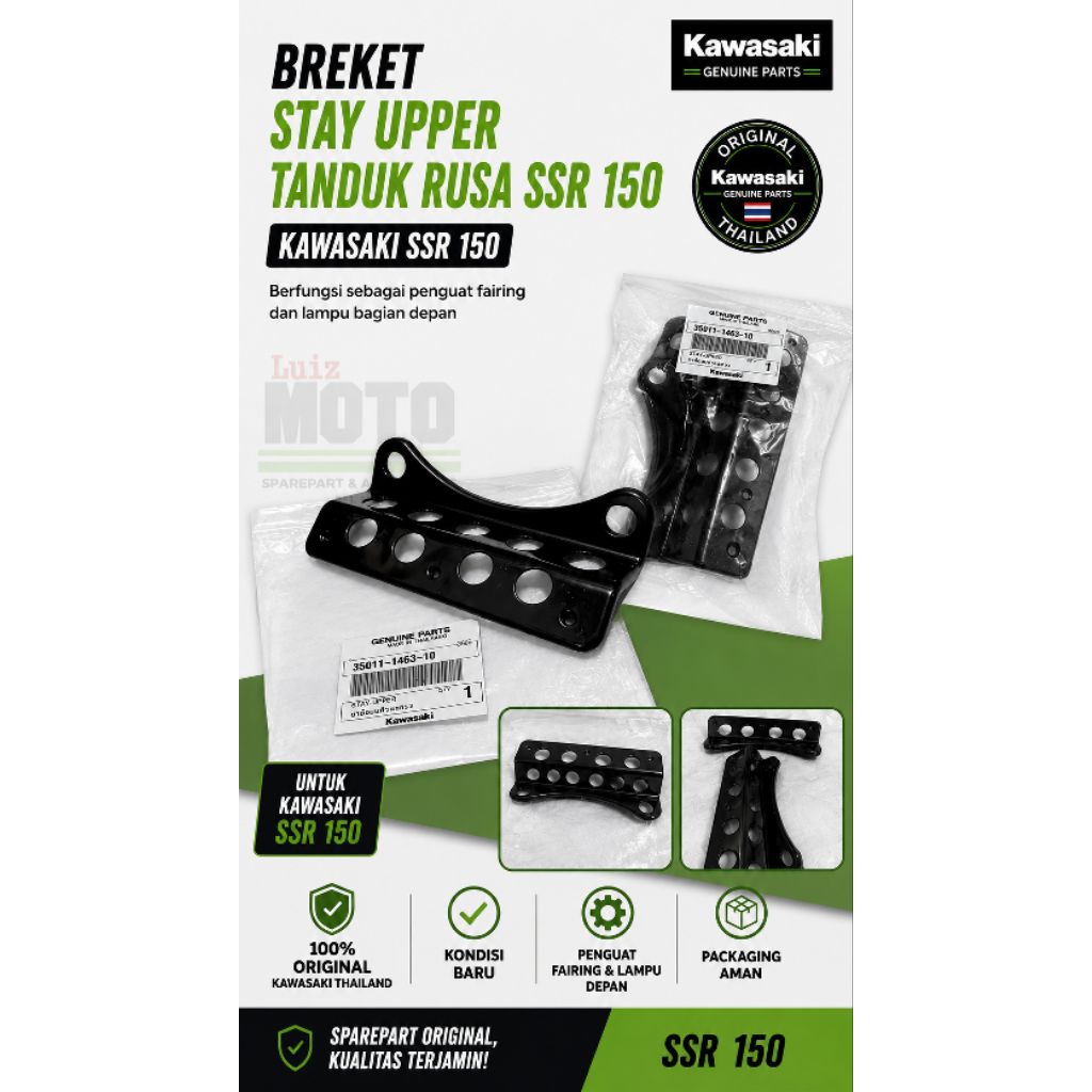 Stay upper ssr Breket Bawah fairing ninja thaialnd