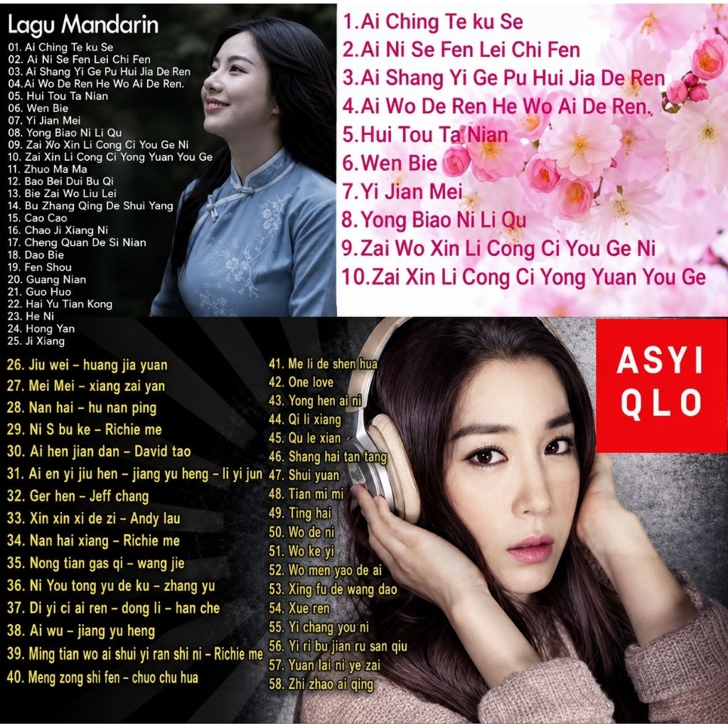 USB 16Gb Lagu Mandarin Terbaik