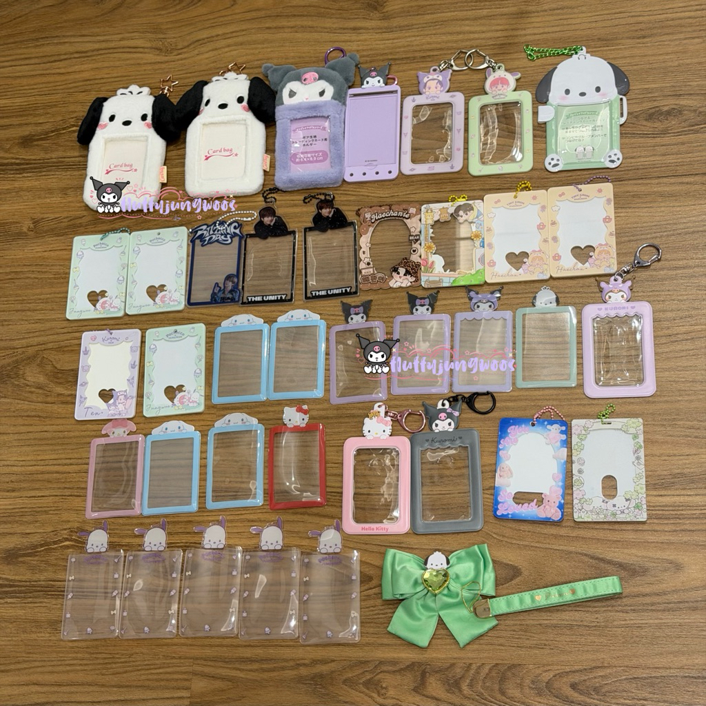 (take all) pc holder photocard acrylic official sanrio x nct jungwoo haechan ten anton riize riizing