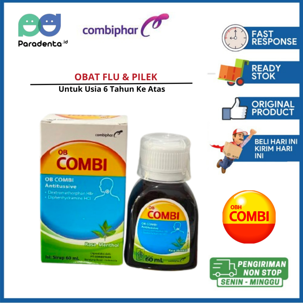 OBH Combi Batuk Kering Antitusive / Obat Batuk