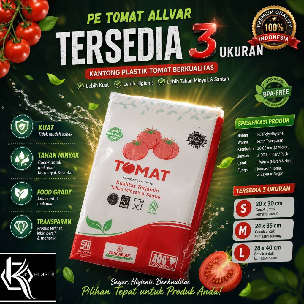 plastik pe tomat