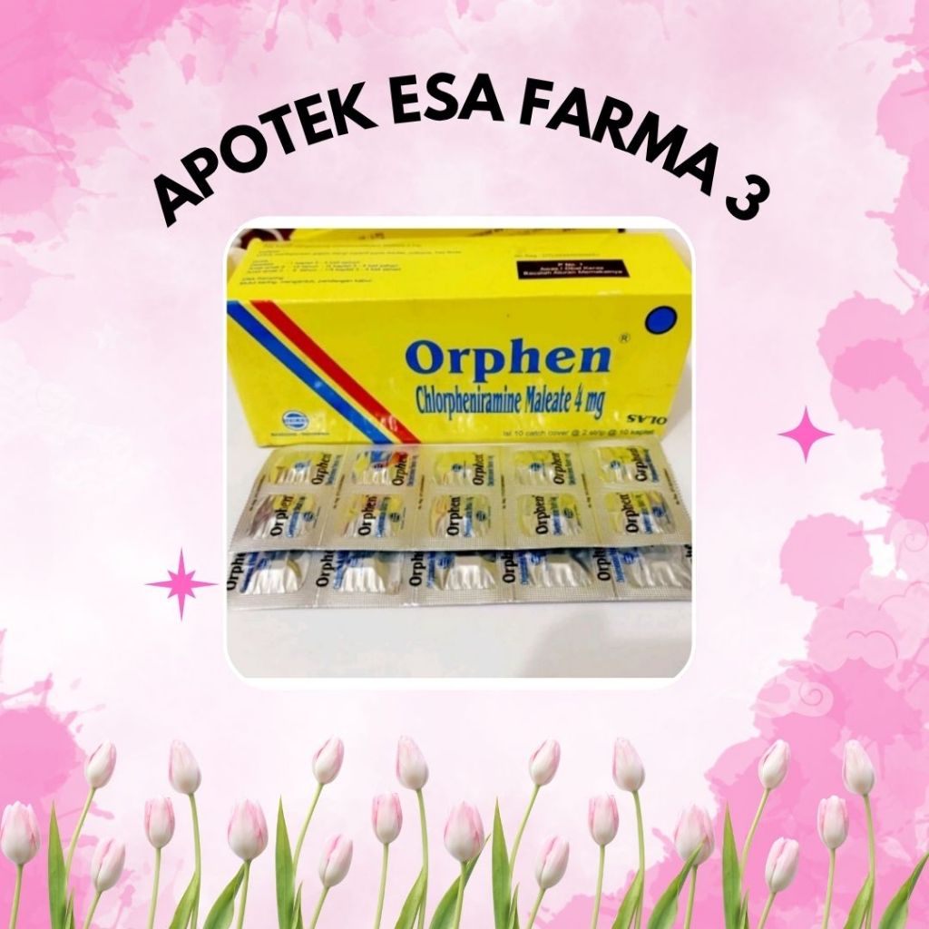 Orphen 4 mg 10 Kaplet-obat alergi