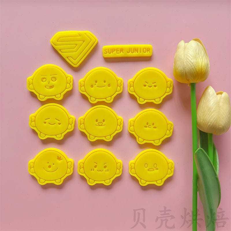 [PO] Cutter Cookies Cetakan Kue Kering KPOP Suju EXO Riize Wish Dream EN-HA 17 Truz Baekhyun Bonedo 
