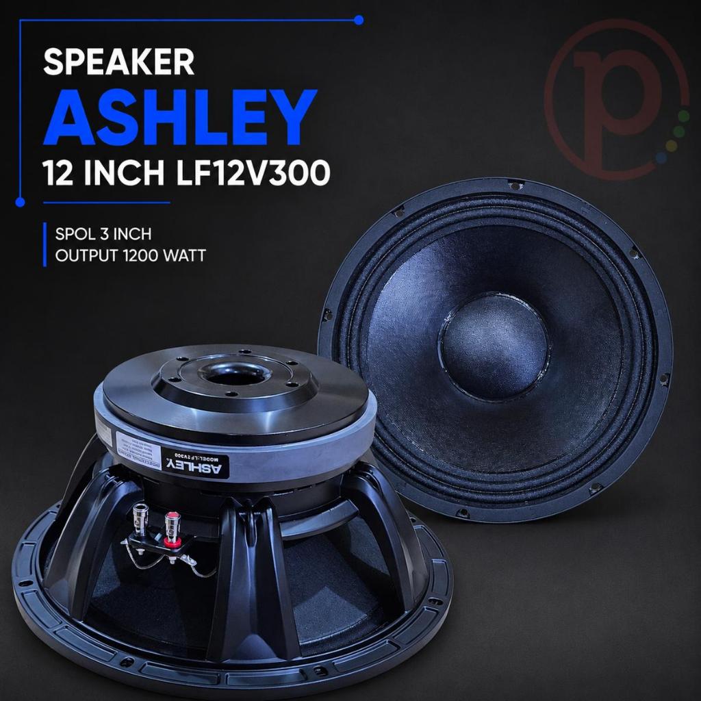 Speaker Ashley 12 Inch LF12V300 / Spk Komponen Ashley 12" 12V300