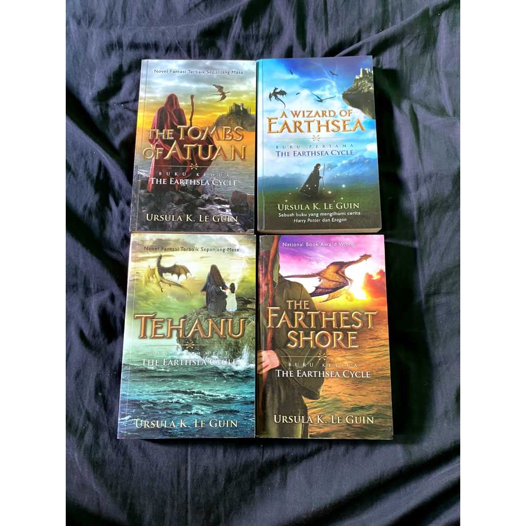 Tetralogi The Earthsea Cycle - Ursula K. Le Guin | Preloved Novel Fantasi Original