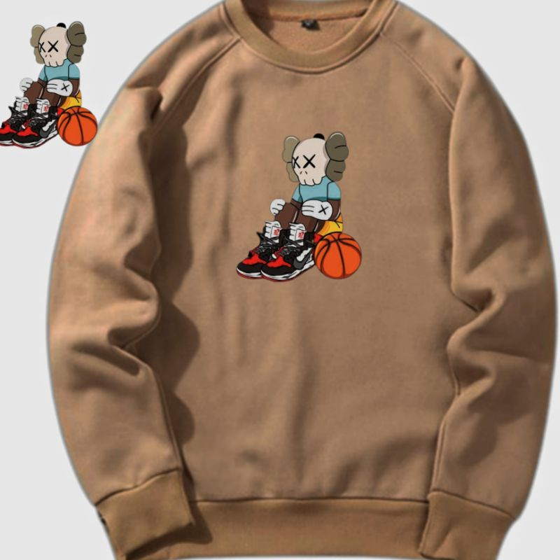 ((BAYAR DITEMPAT)) JUMBO M-XXXL OWL BASKET BALL SWEATER PRIA CREWNECK /jaket distro/sweater pria