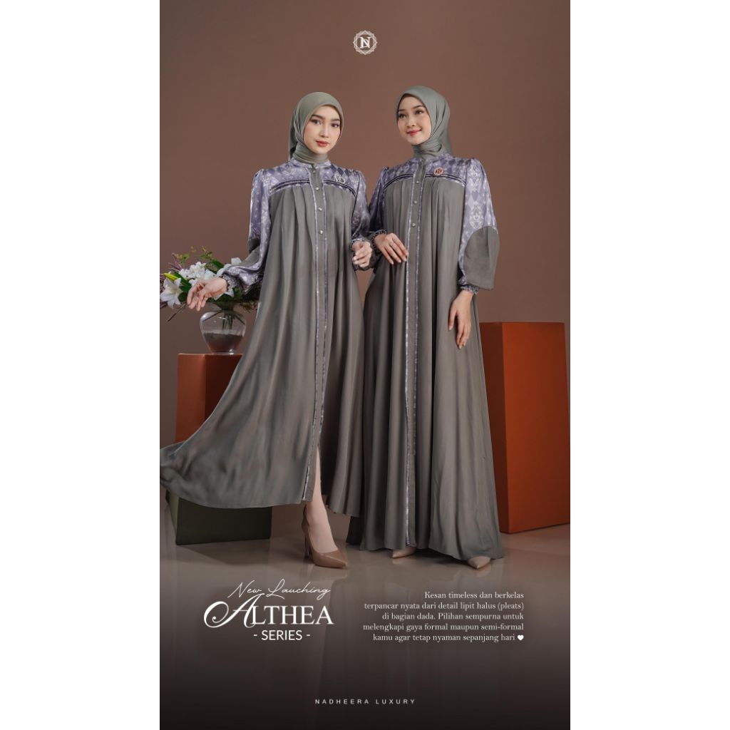 ALTHEA SERIES NADHEERA LUXURY ORI || ALTHEA MIDI DRESS || ALTHEA DRESS