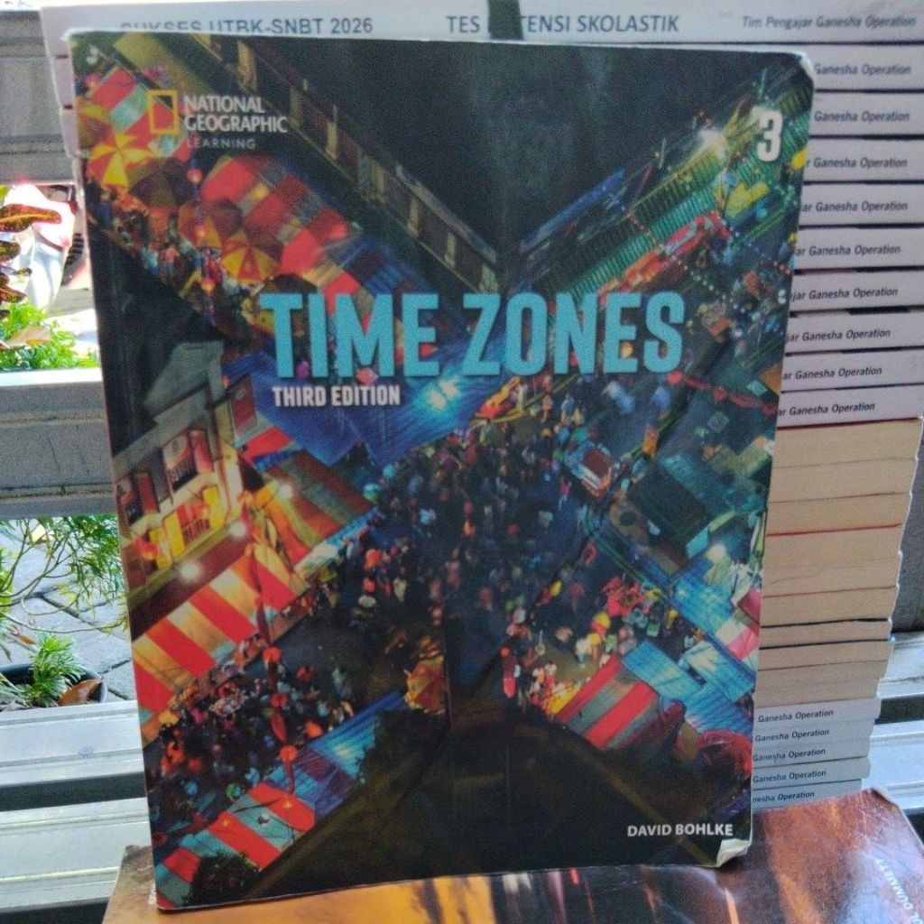 BUKU BEKAS ORIGINAL NATIONAL GEOGRAPHIC TIME ZONES THIRD EDITION