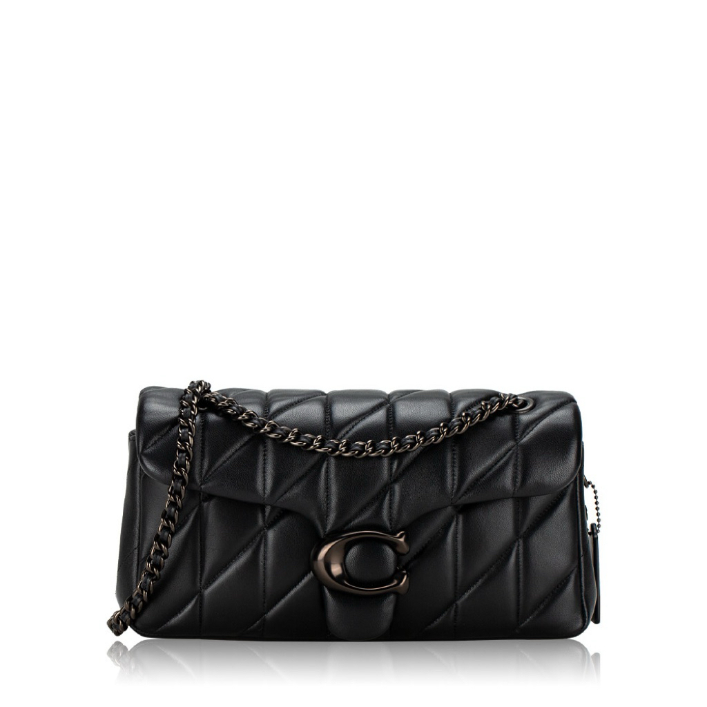 Coc Tabby 26 Pillow Quilting Shoulder Bag - Black BHW
