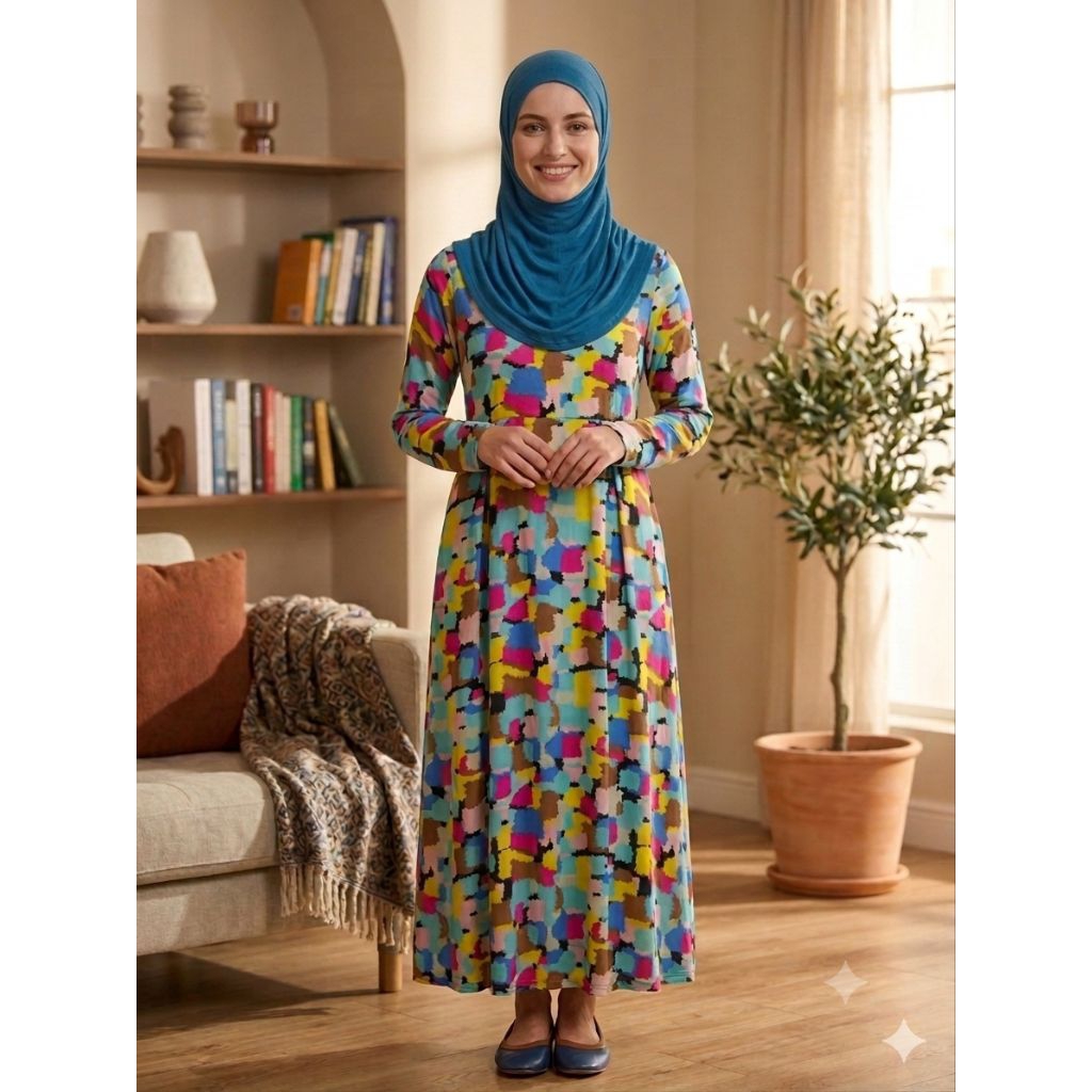 Gamis crepe dewasa by uwais hijab