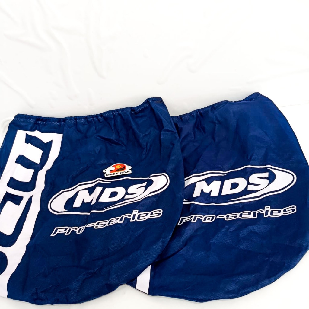 SARUNG HELM  MDS BIRU ORIGINAL