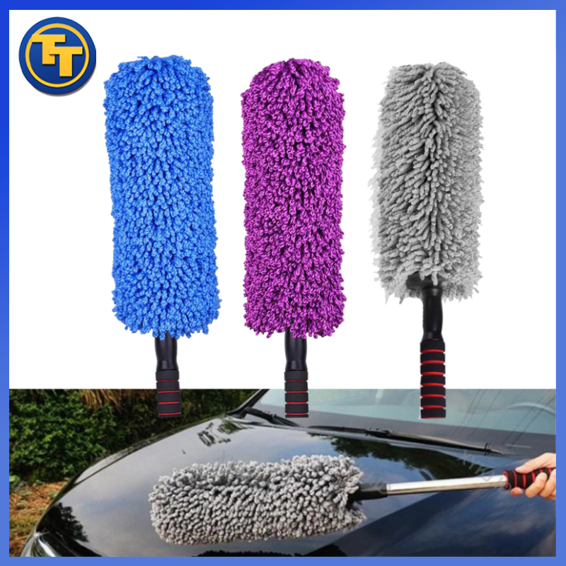 Kemoceng Microfiber Mobil/Kemoceng Teleskopik Mobil/Microfiber Tebal Mobil Rumah Teleskopik