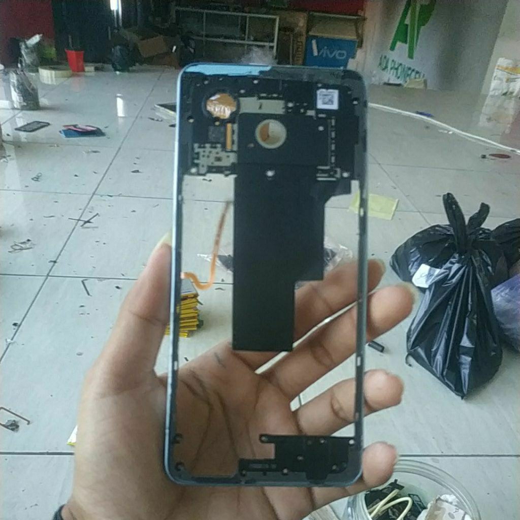 bazzel bekas oppo a3x tombol lengkap plus fingerprint