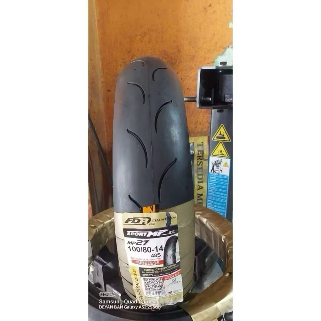 FDR MP27 Ban luar metic uk 100/80-14 merk fdr sport mp27