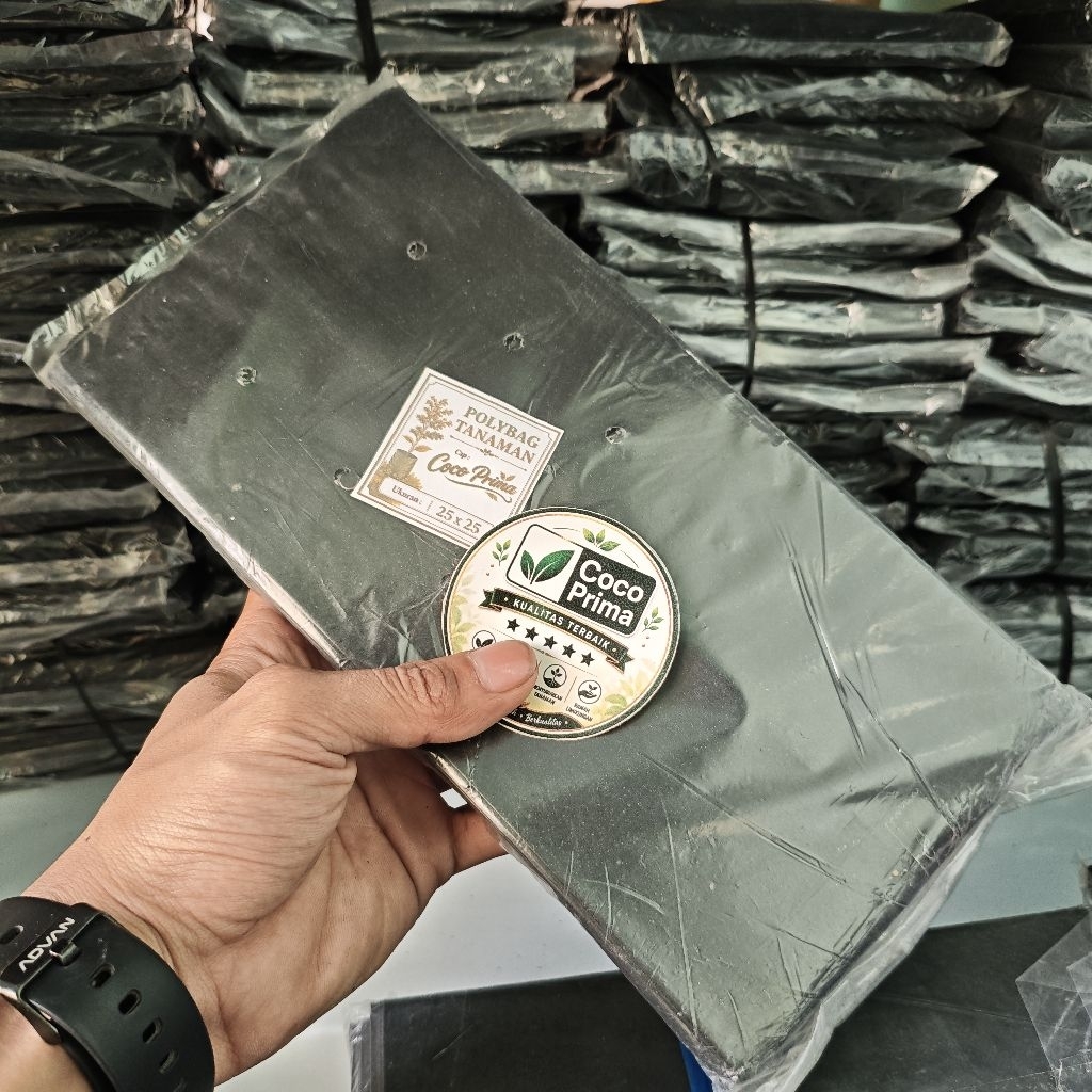 Polybag Polibeg Pot Plastik 1 Pak Pack Ukuran 25x25 isi 40 Lembar