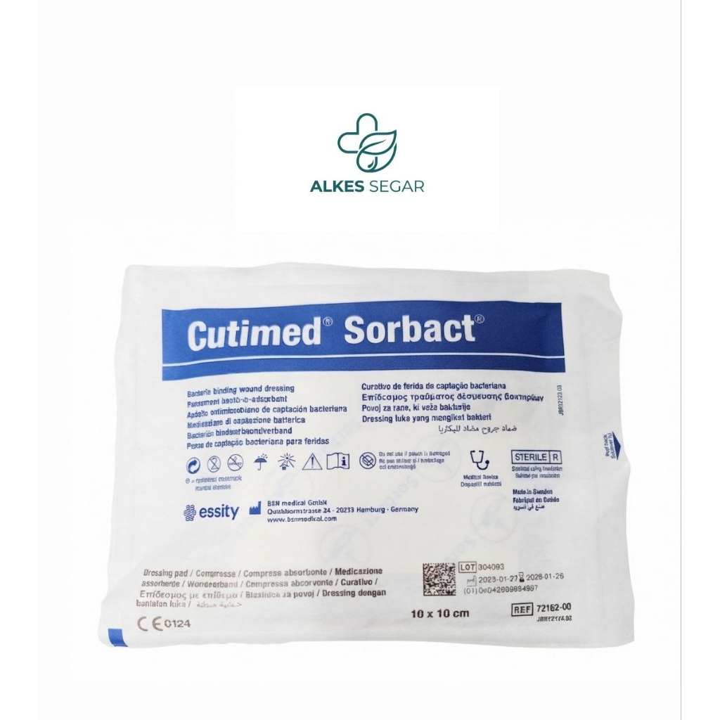 Cutimed Sorbact dressing Pad 10x10