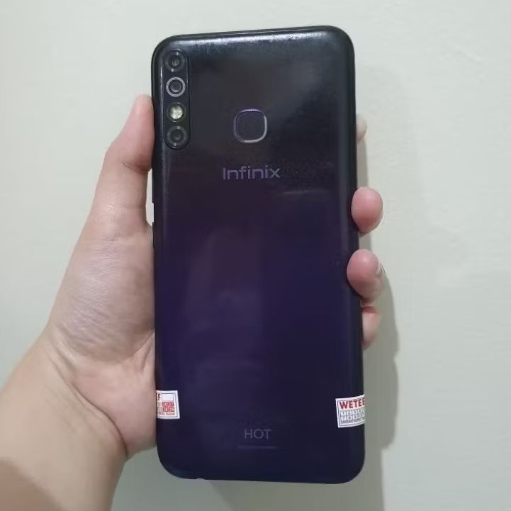 Termurah INFINIX HOT 8 RAM 4/64 EX RESMI INFINIX SECOND FULLSET FUNGSI NORMAL