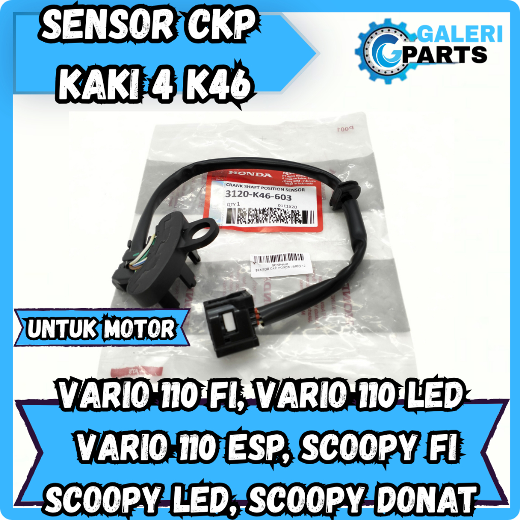 SENSOR CKP KAKI 4 HONDA K46 VARIO 110 FI VARIO 110 LED VARIO 110 ESP SCOOPY FI SCOOPY LED SCOOPY DON