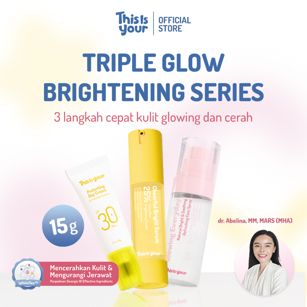 [BOOSTER PACK] This is Your - Triple Glow Brightening Skincare Paketan | Glowing Everyday Spray, Che