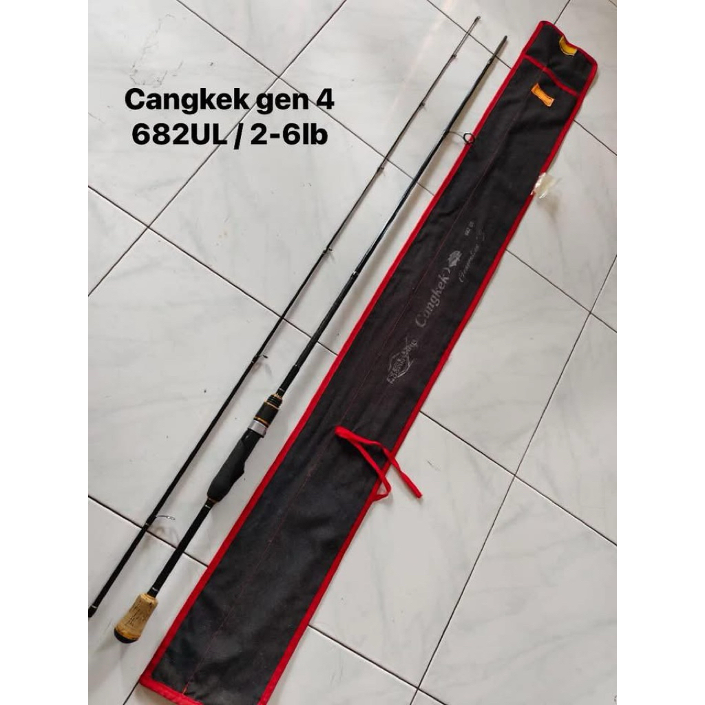 Joran cangkek gen 4 spinning bekas pakai