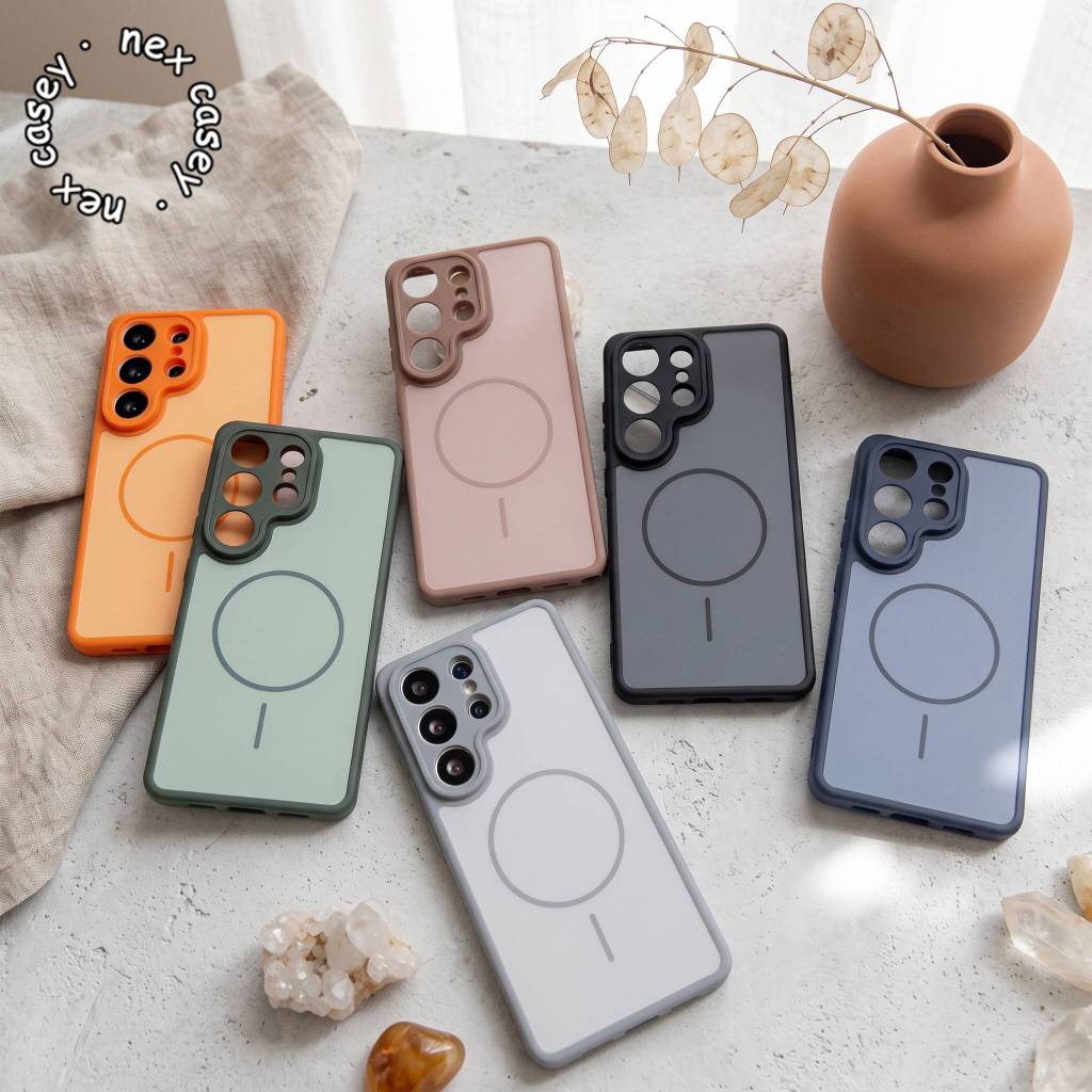 FROSTED MAGSAFE MATTE CASE FOR SAMSUNG A04 A04E A05 A05S A06 A07 A12 A13 A14 A15 A16 A17 A26 A32 A35