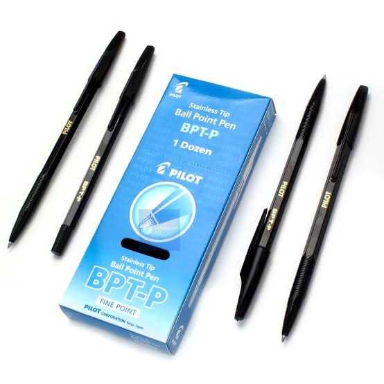 PULPEN PILOT HITAM  (1PACK  -12BIJI)