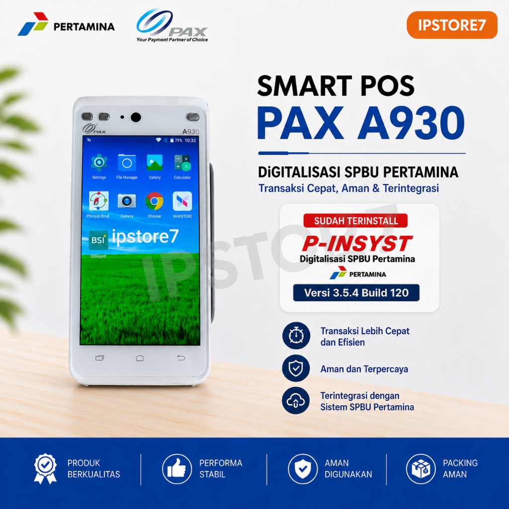 EDC Android PAX A930 PERTAMINA Bergaransi