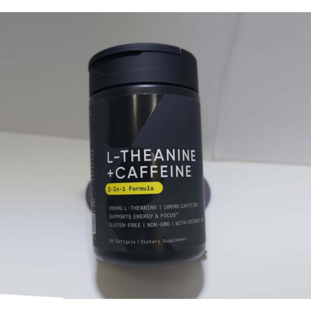 SR SPORt RESEARCH . L-Theanine & Caffeine, 2-in-1 Formula, 60 Softgels