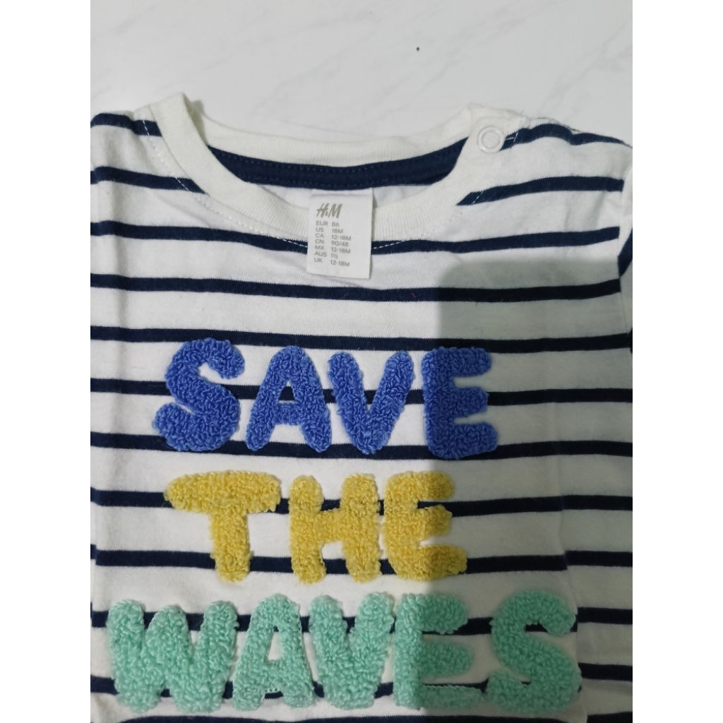 kaos anak H&M second original