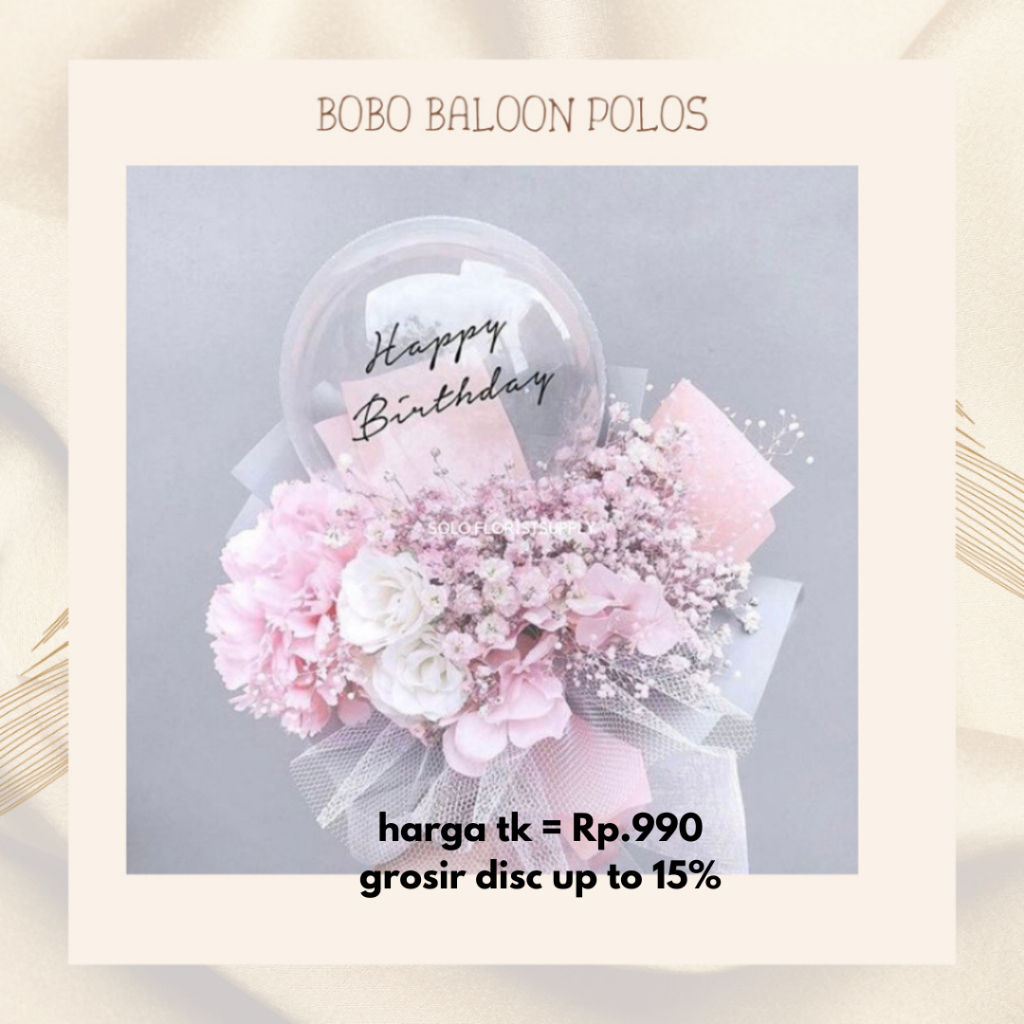 BOBO BALON PVC 5/10/12/18/20/22/24/36 INCH (BALON SAJA) POLOS TRANSPARAN BALON LED BALON LAMPU TUMBL