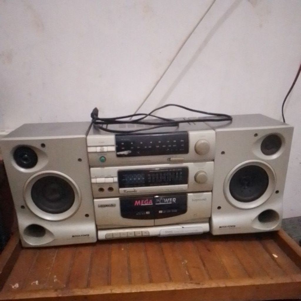 Tape Radio Compo Polytron Mega Power Normal Murah