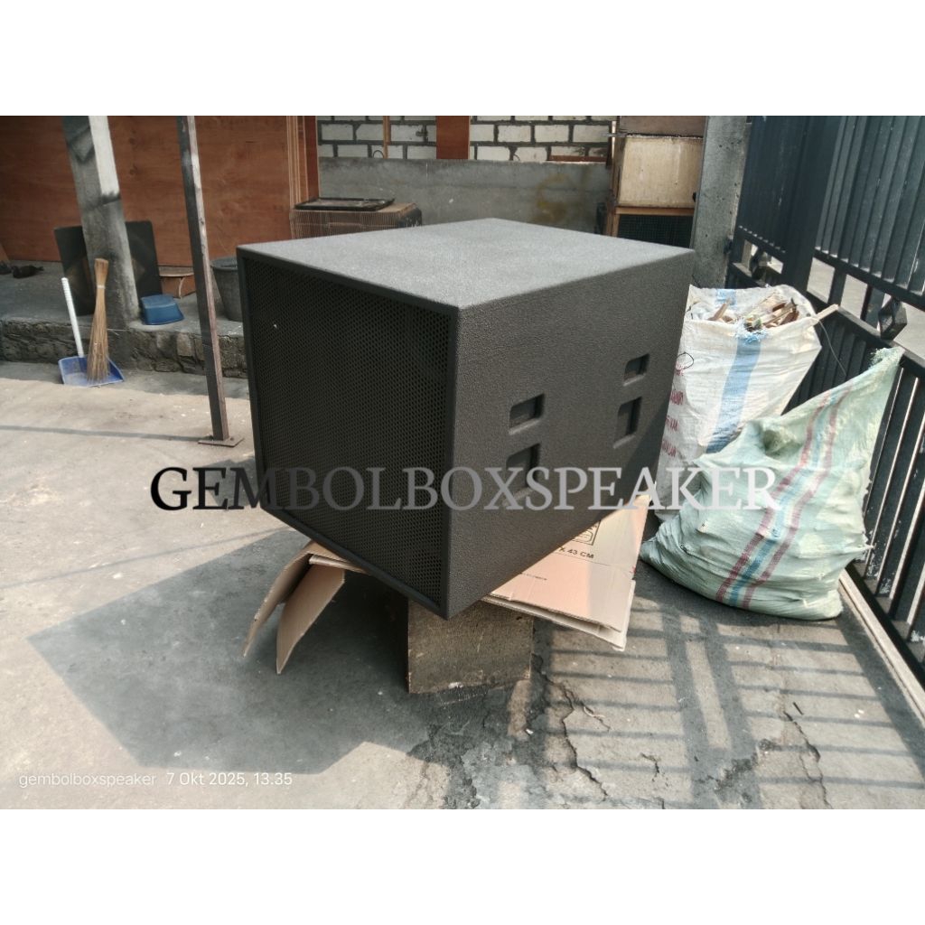 Box speaker planar 18 inch finishing