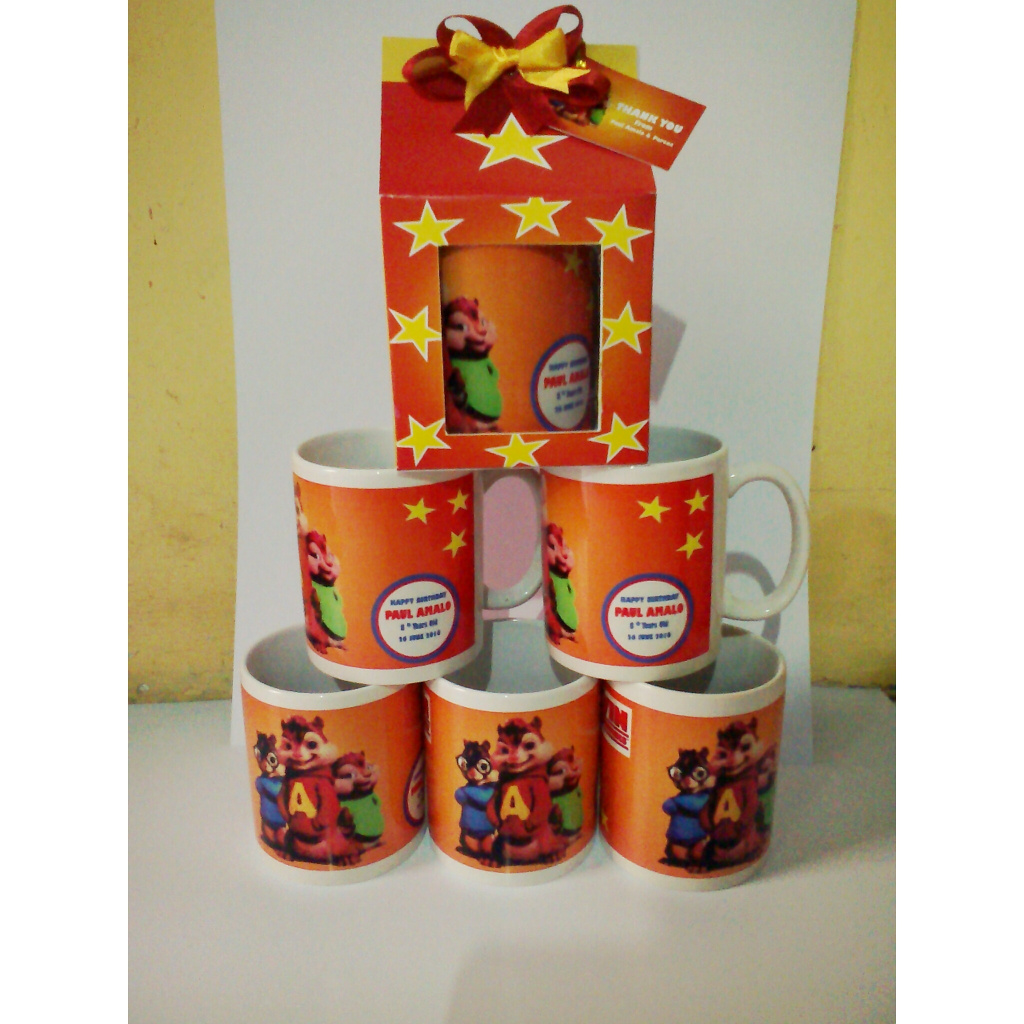 Mug Custom dan packing paper box custom