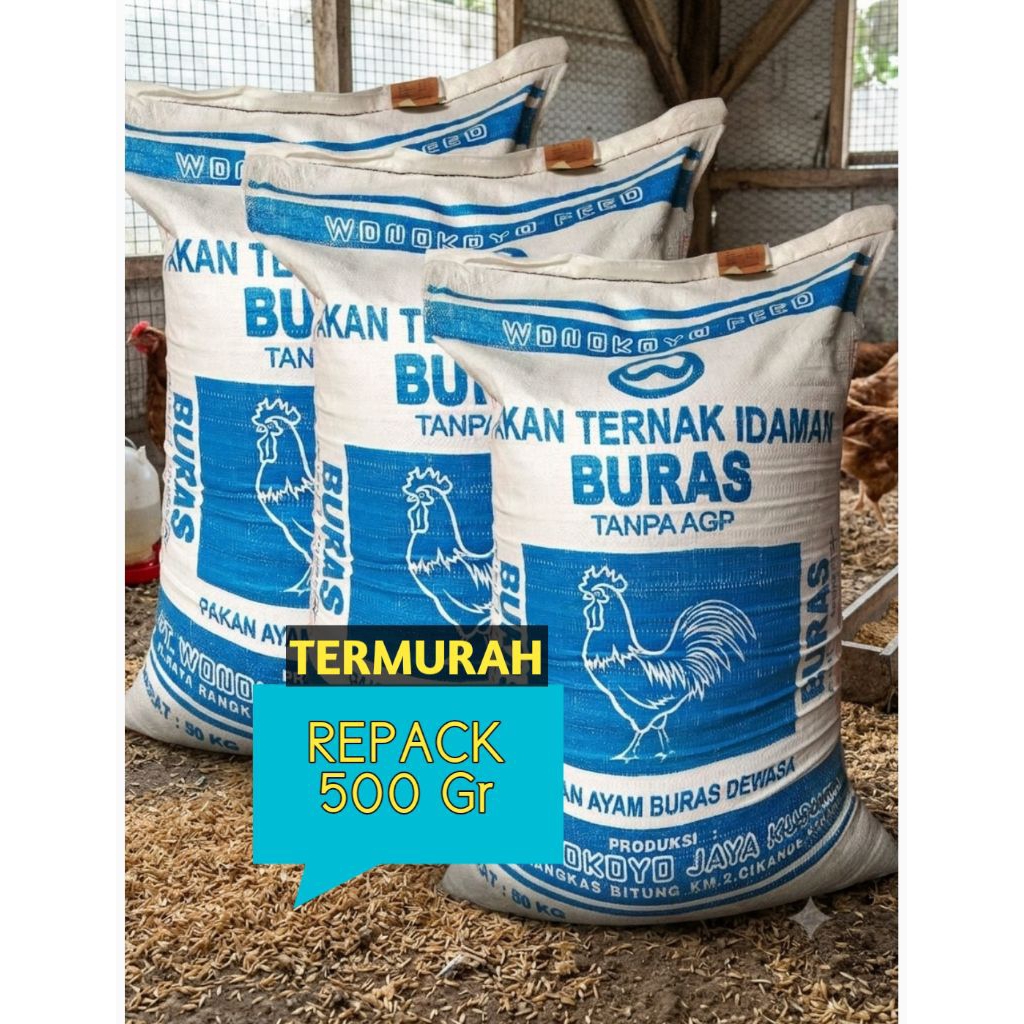 BURAS WONOKOYO PAKAN AYAM DEWASA 500Gr