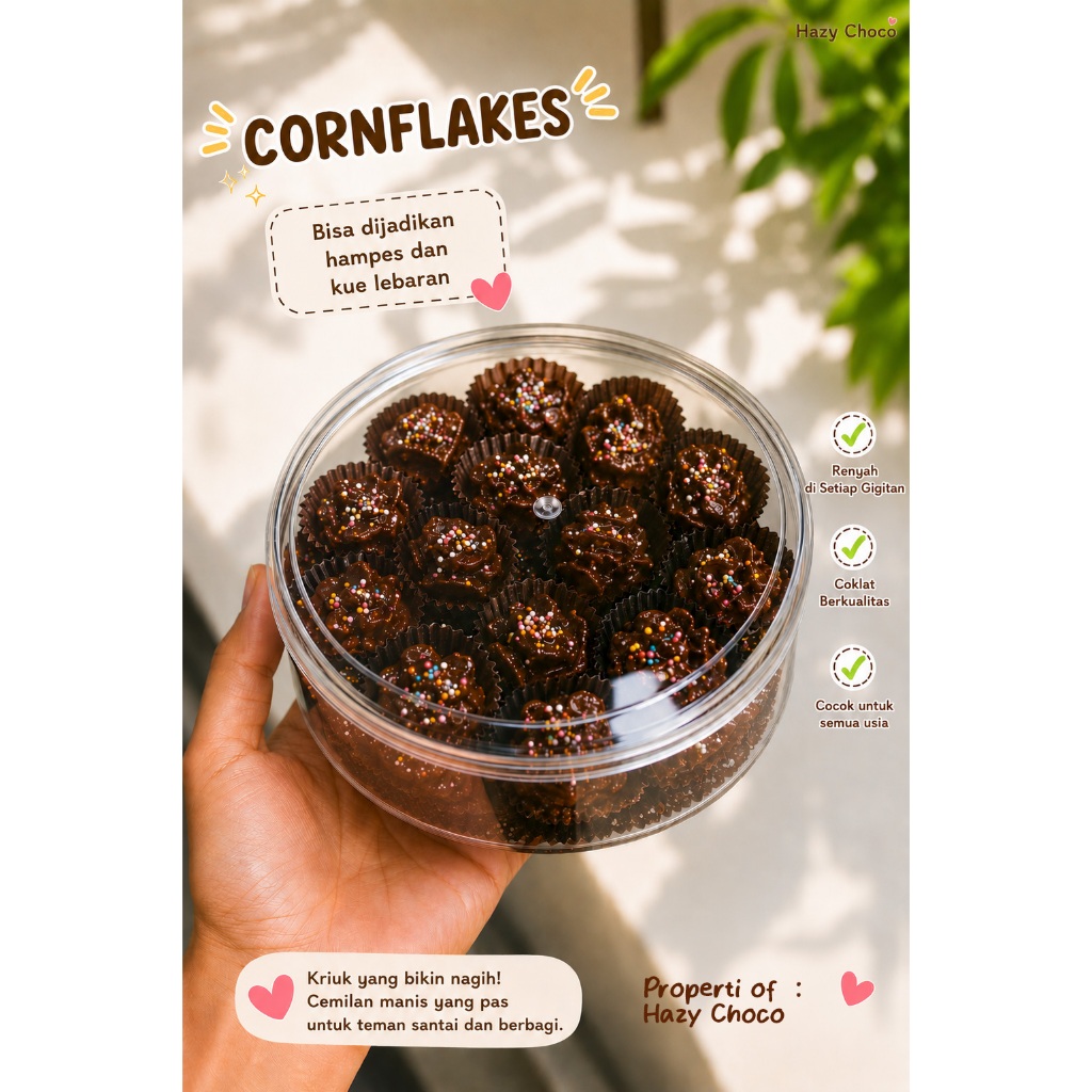 CornFlakes balut coklat