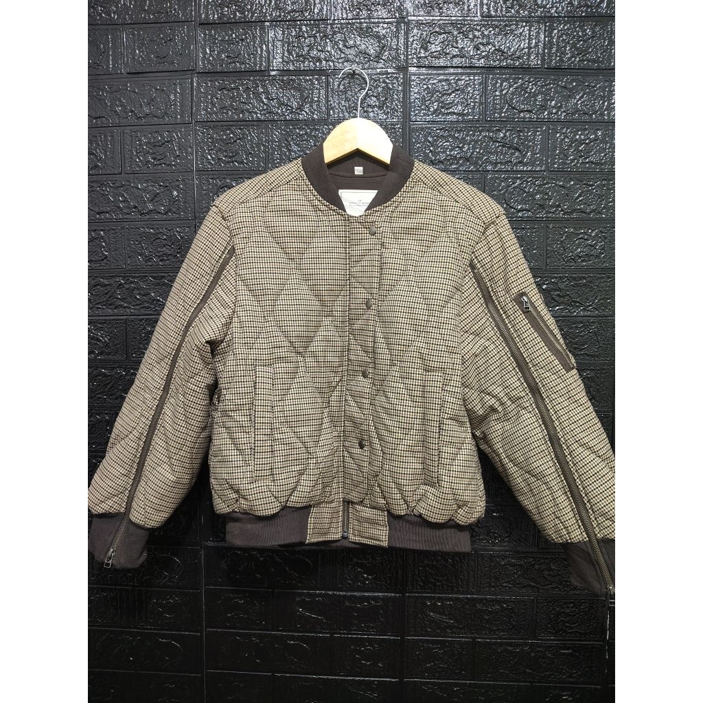 Quilted Jacket Checked GU Uniqlo by rokh